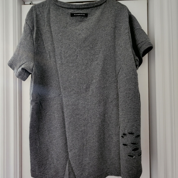 ALPHALETE- Men's XL Distressed Tee (Grey) - Picture 2 of 4
